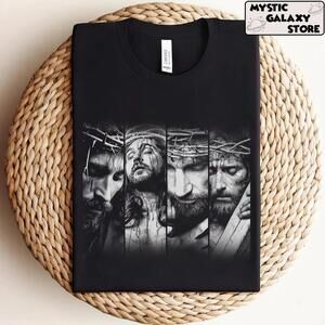 Jesus Crown Of Thorns T-Shirt, Portrait Of Jesus Shirt, Religious Easter Gift